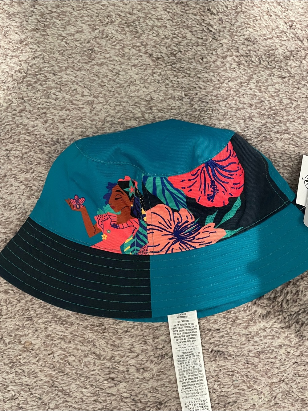 Disney parks enchanto Teal Bucket Hat nwt
